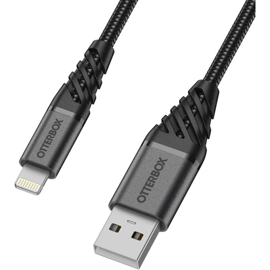 OtterBox Lightning Connector to USB-A Cable (3 Metre), Black