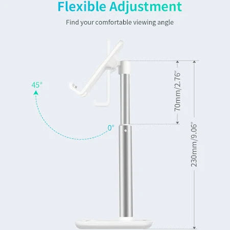 Choetech Smartphone & Tablet Adjustable Stand, White