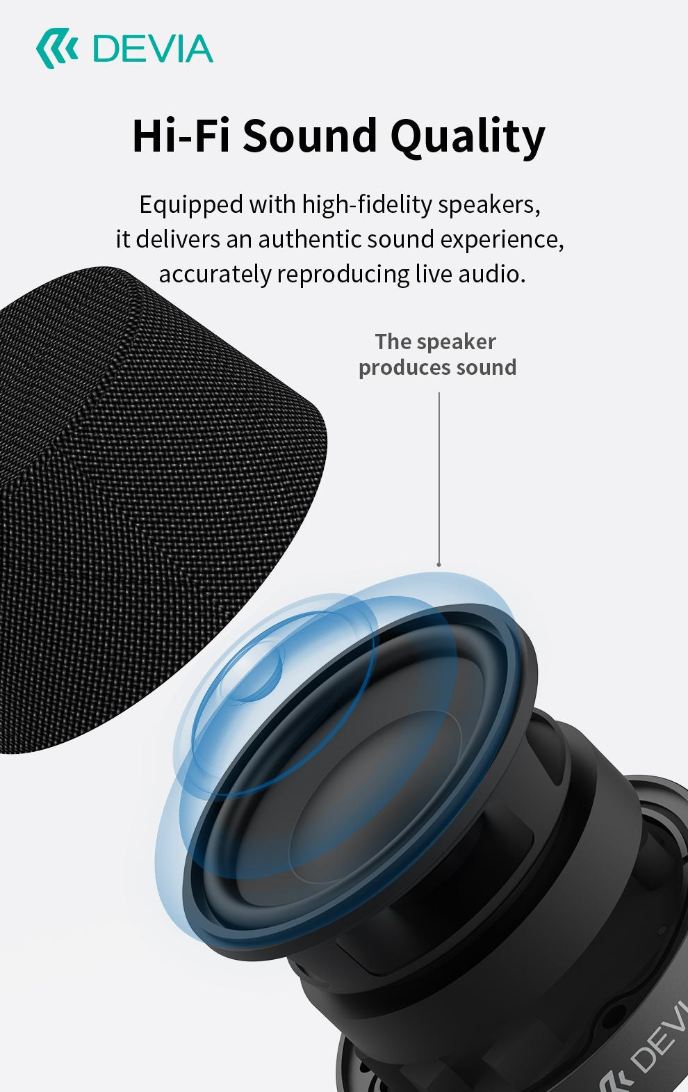 DEVIA Sound Lite3 Wireless Speaker - Black
