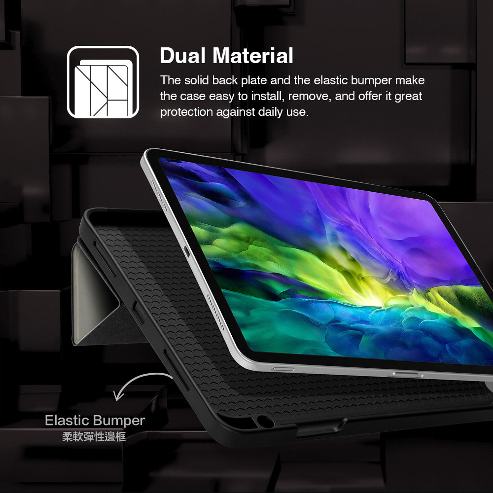 Power Support JTLEGEND AMOS QCAC Folio Case with Pencil Holder and Clip for iPad 10th Gen 10.9" (2022)
