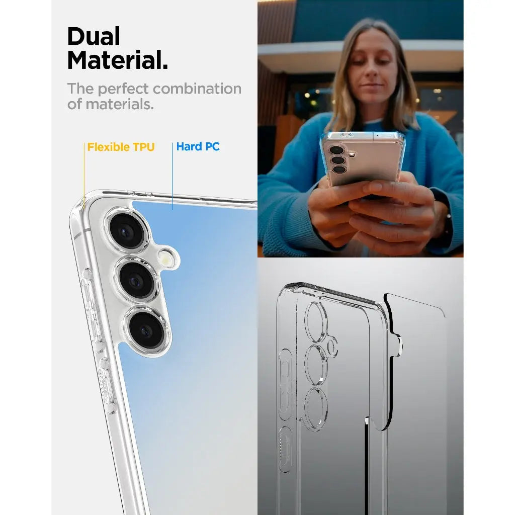 MERCURY GOOSPERY Jelly Ultra Hybrid Case for Samsung Galaxy S24 FE (2024) - Clear