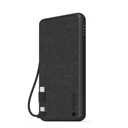 Mophie Powerstation Plus XL External Battery Switch-Tip-Cable (10,000mAh) (G4), Fabric Black