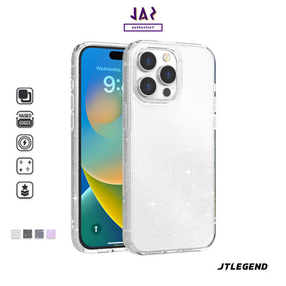 JTLEGEND Glitter Hybrid Cushion Case for iPhone 15 Series (2023)