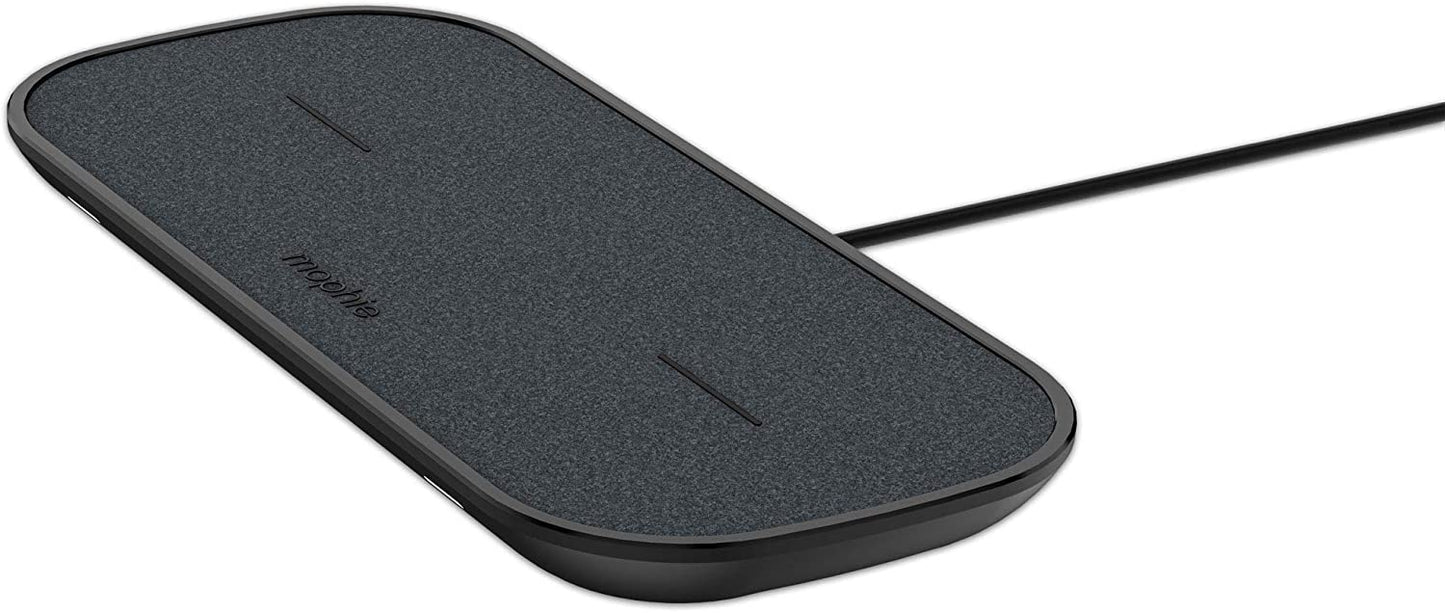 Mophie Wireless Charging Dual Pad (10W & 7.5W), Black