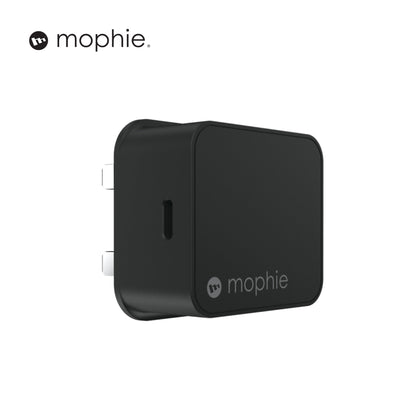 Mophie Wall Adapter Accelerated Charging for USB-C Devices 18W UK Plug, Black