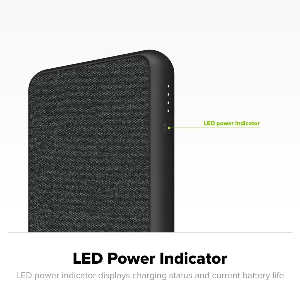 Mophie Powerstation Plus XL External Battery Switch-Tip-Cable (10,000mAh) (G4), Fabric Black