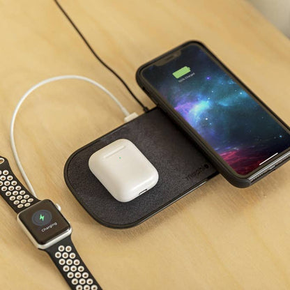 Mophie Wireless Charging Dual Pad (10W & 7.5W), Black