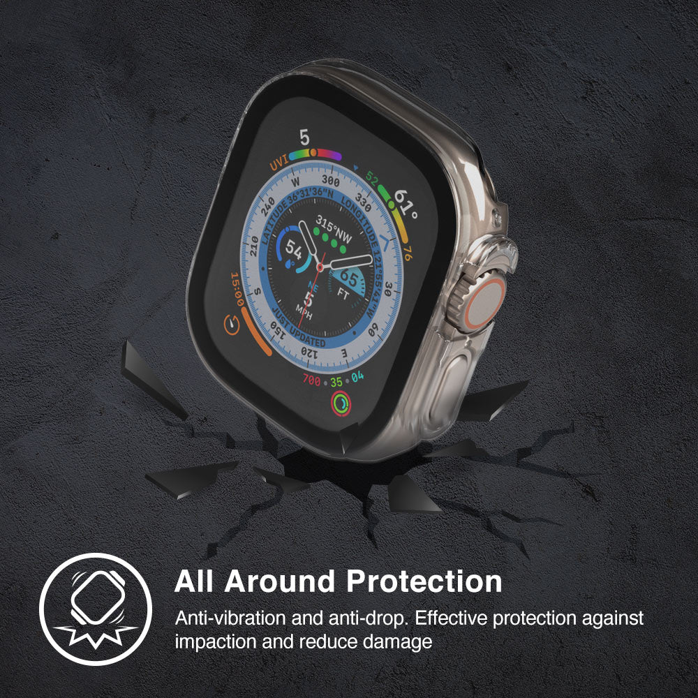 Power Support JTLEGEND Lissome Apple Watch Touch Sensitive Durable Protection Case for Apple Watch 41mm / 45mm, Black