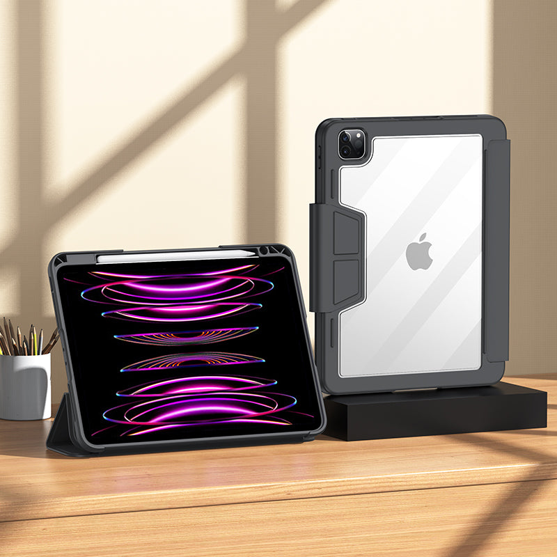 MACHINO Leather Case for Apple iPad Air 11" (2024/2025)/iPad Air 10.9" (2022/2020)/iPad Air 13" (2024/2025)/iPad Pro 12.9" (2018-2022)/iPad Pro 11" (2024)/iPad Pro 13" (2024) (MC-PA05)