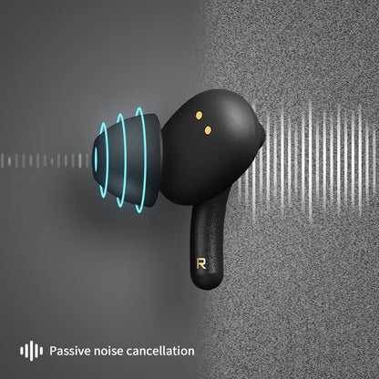 Mfish True Wireless Stereo Earbuds, Black