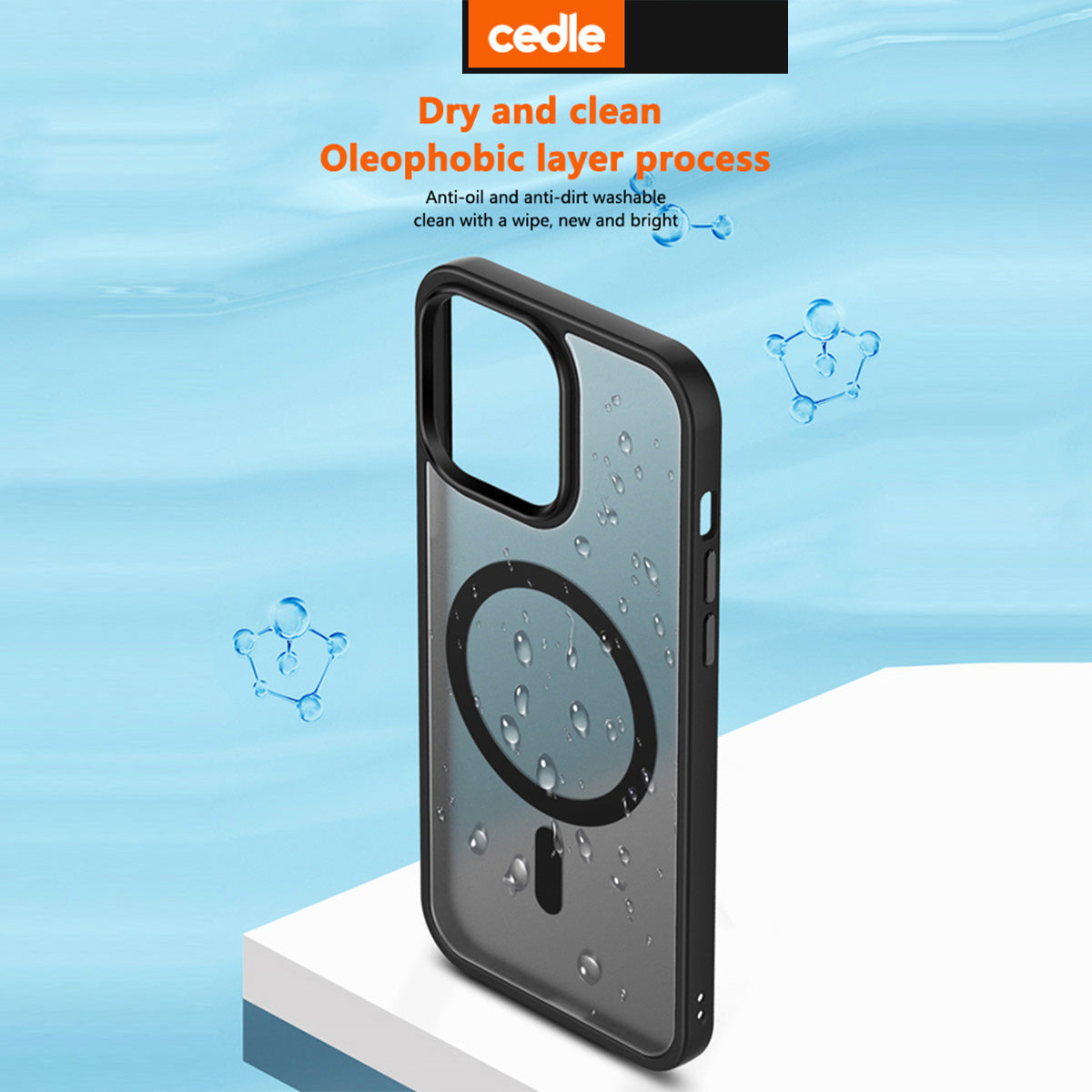 Cedle Magnetic Skinfeel Hard Case with MagSafe for iPhone 15 Series (2023)