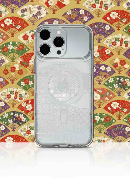 Power Support Air Jacket Mag "kiriko" Case with MagSafe for Apple iPhone 17 Series (2025)
