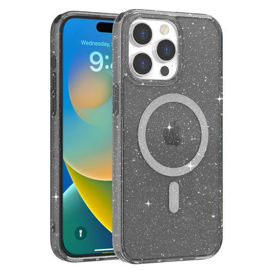 Power Support JTLEGEND Glitter Mag Hybrid Cushion Case with MagSafe for iPhone 15 Series (2023)