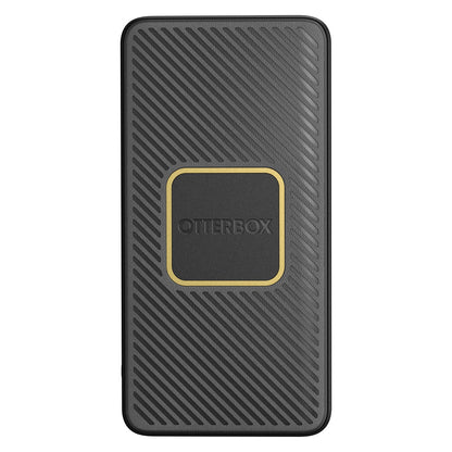 OtterBox Fast Charge Power Bank USB-A & USB-C 18W PD with Qi Wireless 10W Output - Black