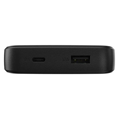 OtterBox Fast Charge Power Bank USB-A & USB-C 18W PD with Qi Wireless 10W Output - Black