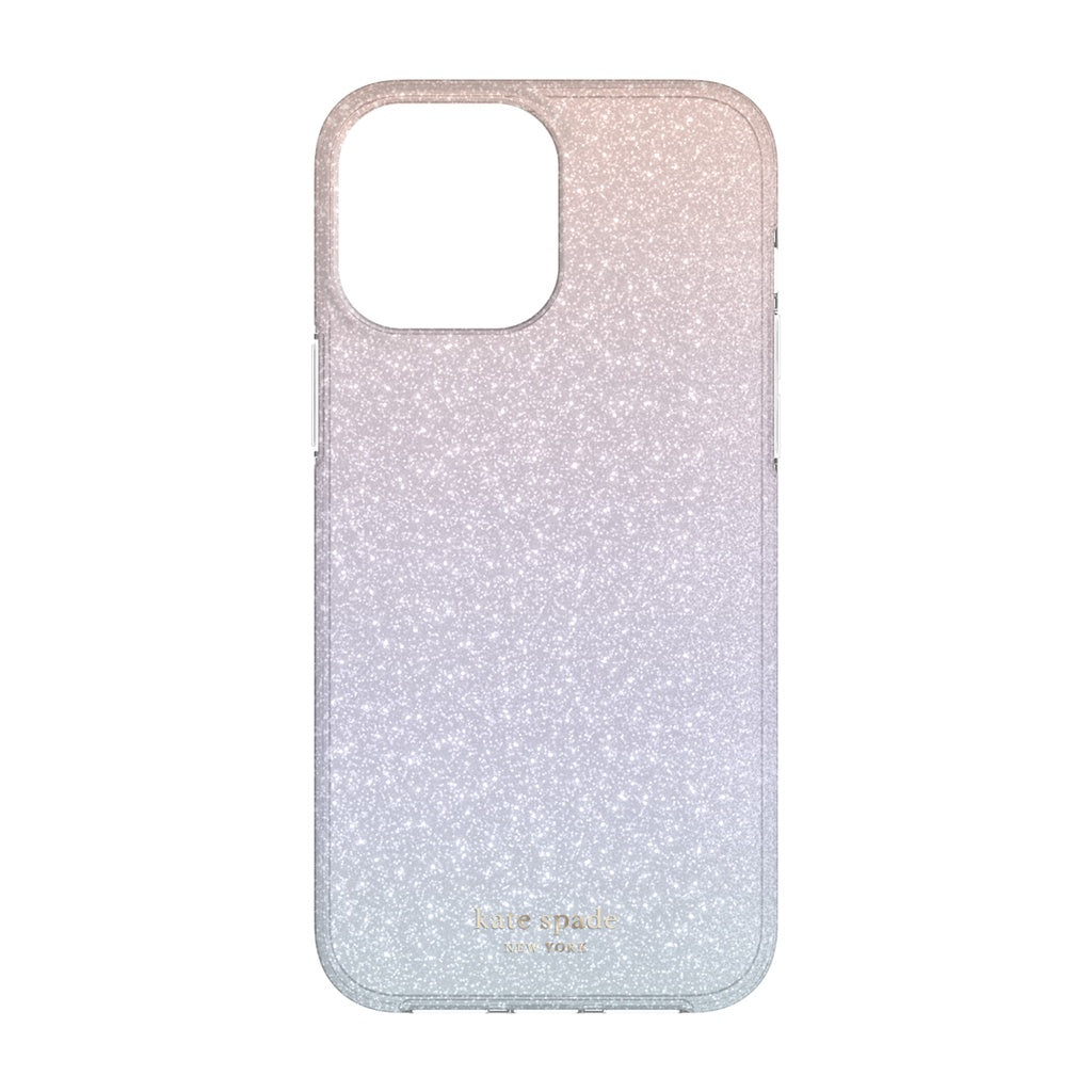 Kate Spade Magsafe Case for iPhone 12/13 Pro Max 6.7" (2020/2021), Ombre Glitter Pink/Purple/Blue/Tr