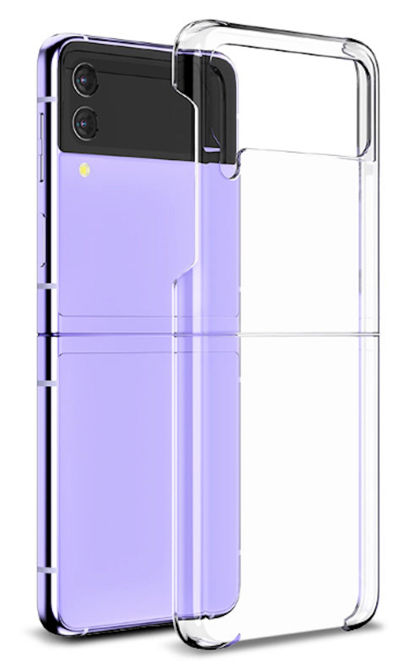 Mercury Goospery Clear Hard Case for Samsung Galaxy Z Flip6 (2024)/ Z Flip7 (2025) - Transparent