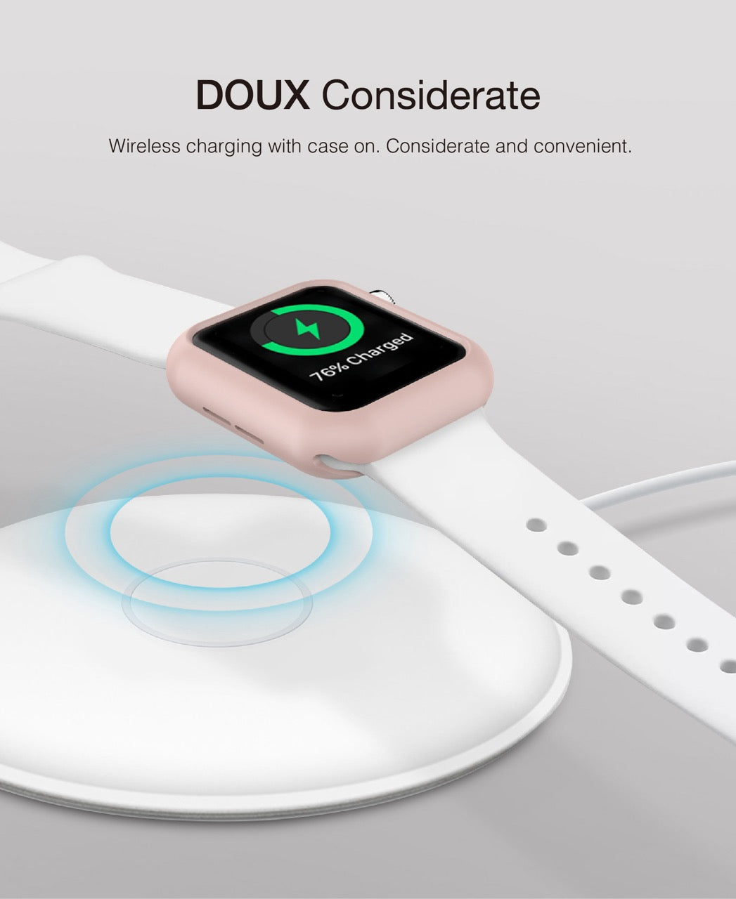 Power Support JTLEGEND Apple Watch Series 6/5/4/SE (44mm) Doux Navy Blue