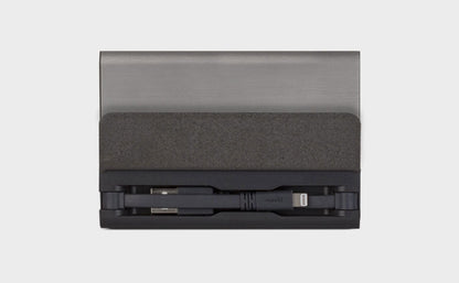 Moshi IonBank 10K Portable Battery with Built-in Lightning Cable, Gray