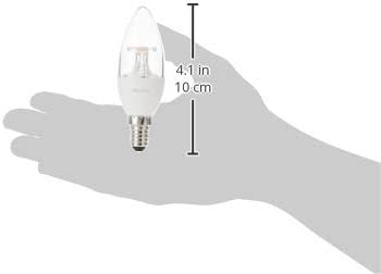 Philips 5.5W E14 220-240V 470 Lumen LED Candle Eye Comfort 15 Years Long Lasting Saving, Warm White