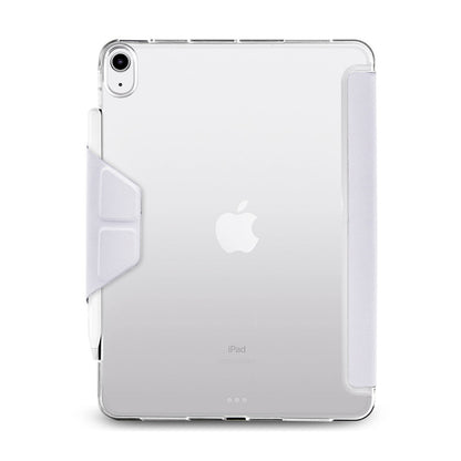 JTLEGEND Ness QCAC Folio Case with Pencil Clip for iPad Air 11" (2024/2025)/iPad Air 10.9" (2022/2020) - Ice Blue