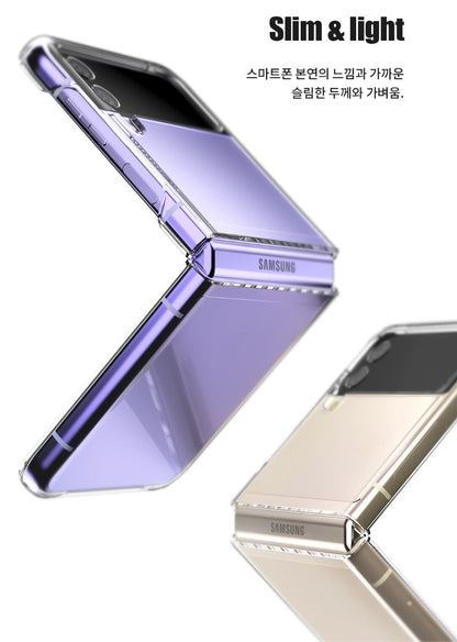 Mercury Goospery Clear Hard Case for Samsung Galaxy Z Flip6 (2024)/ Z Flip7 (2025) - Transparent