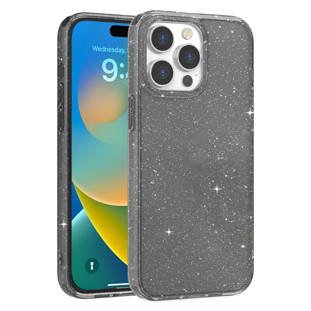 JTLEGEND Glitter Hybrid Cushion Case for iPhone 15 Series (2023)