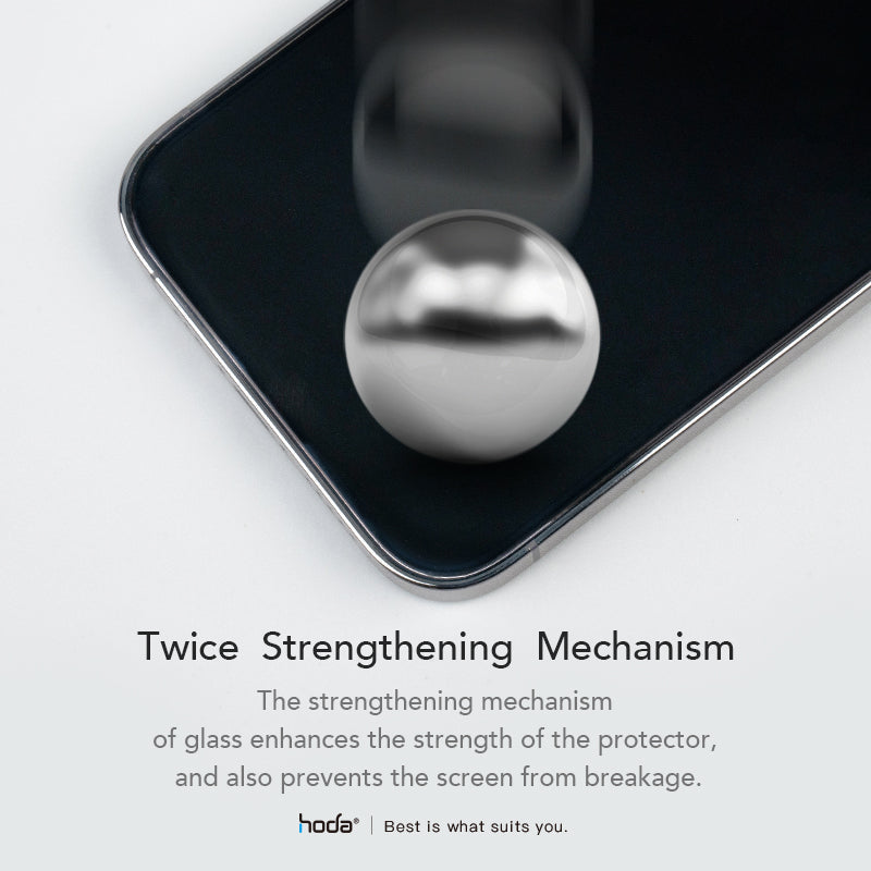 Hoda Clear 0.33mm Full Coverage Tempered Glass Screen Protector for iPhone 15 Series (2023)