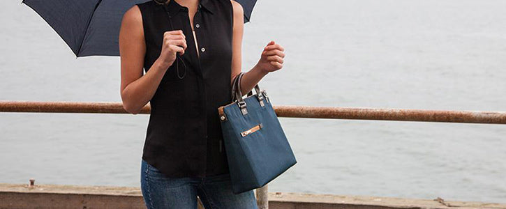 Moshi Urbana Laptop Briefcase fit up to a 16" laptop plus an iPad with room to spare, Bahama Blue