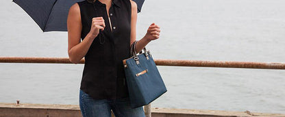 Moshi Urbana Laptop Briefcase fit up to a 16" laptop plus an iPad with room to spare, Bahama Blue