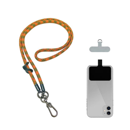 ANANK Mobile Phone Lanyard Crossbody Anti-Lost Rope, Universal Detachable Durable Nylon Lanyard with Hook 2 Patches