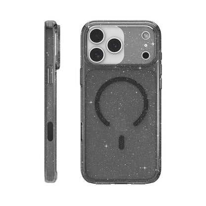 JTLEGEND Glitter Hybrid Cushion Mag Case with MagSafe for Apple iPhone 17 Series (2025) (with Camera Control Button)