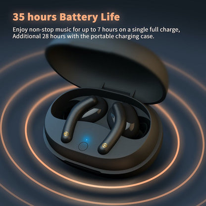 Mfish True Wireless Stereo Earbuds, Black