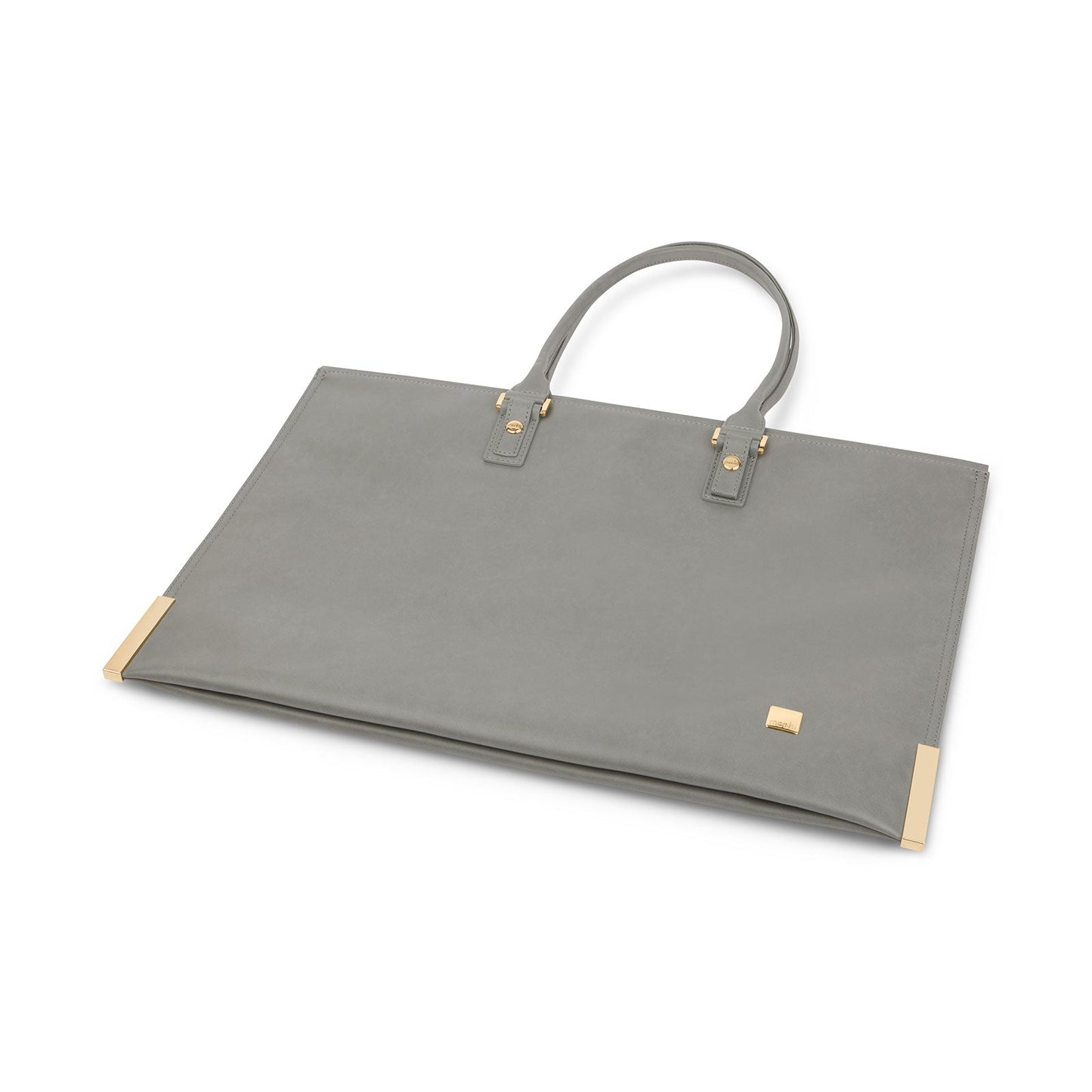 Moshi Aria Slim Lightweight Tote Slim Silhouette Fits 16" Laptops with an RFID Shield Pocket - Gray