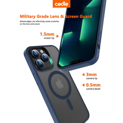 Cedle Magnetic Skinfeel Hard Case with MagSafe for iPhone 15 Series (2023)