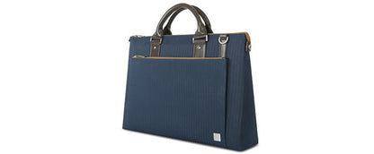 Moshi Urbana Laptop Briefcase fit up to a 16" laptop plus an iPad with room to spare, Bahama Blue