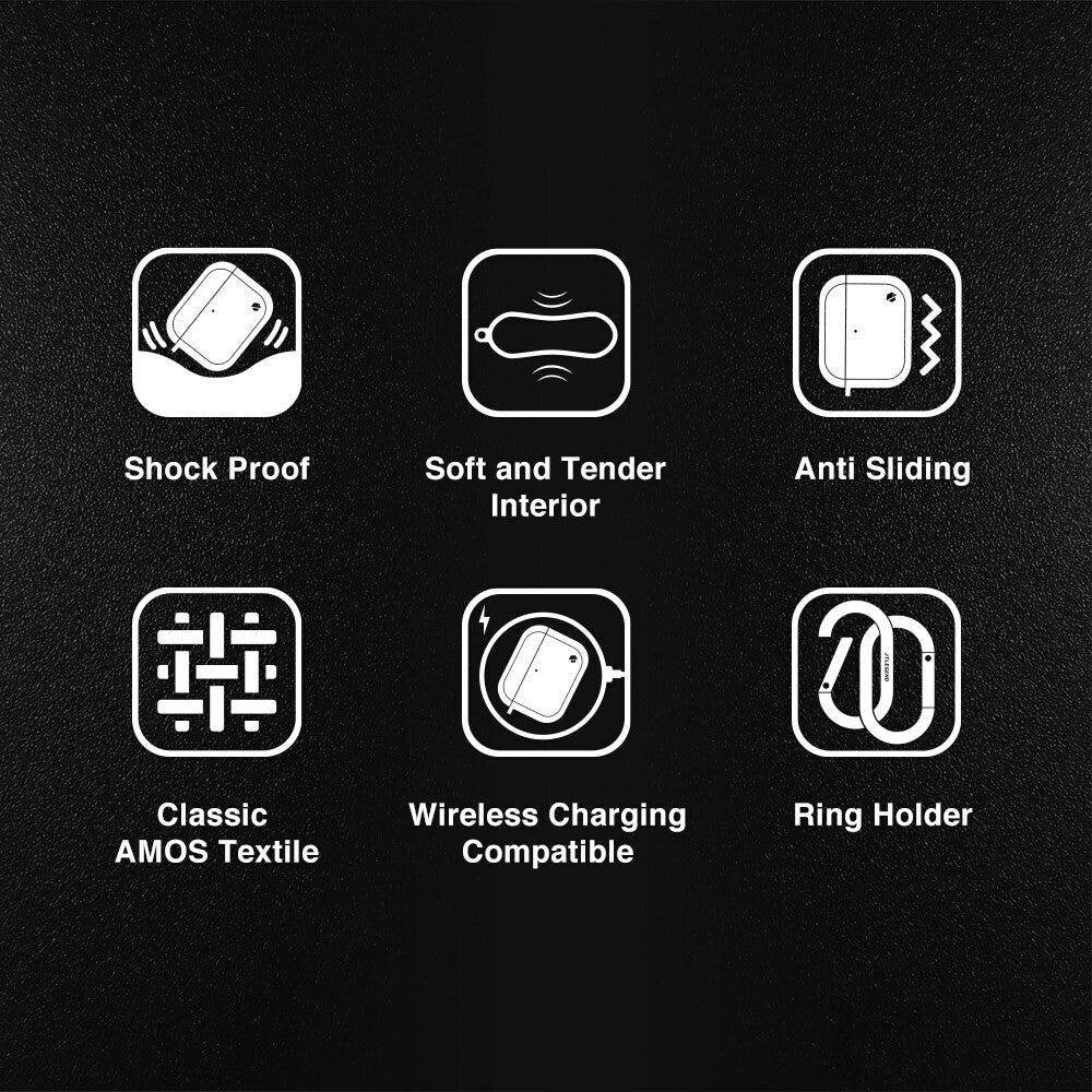 Power Support JTLEGEND Amos Case for AirPods Pro / AirPods Pro 2 (2019/2022/2024)