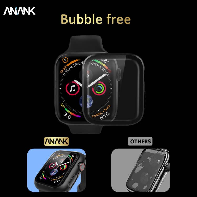 ANANK 360° Watch Guard for Apple Watch Series 10 42mm (2024) / 46mm (2024) / Apple Watch Ultra 1/2 49mm / Apple Watch 45mm / 44mm / 42mm / 41mm / 40mm