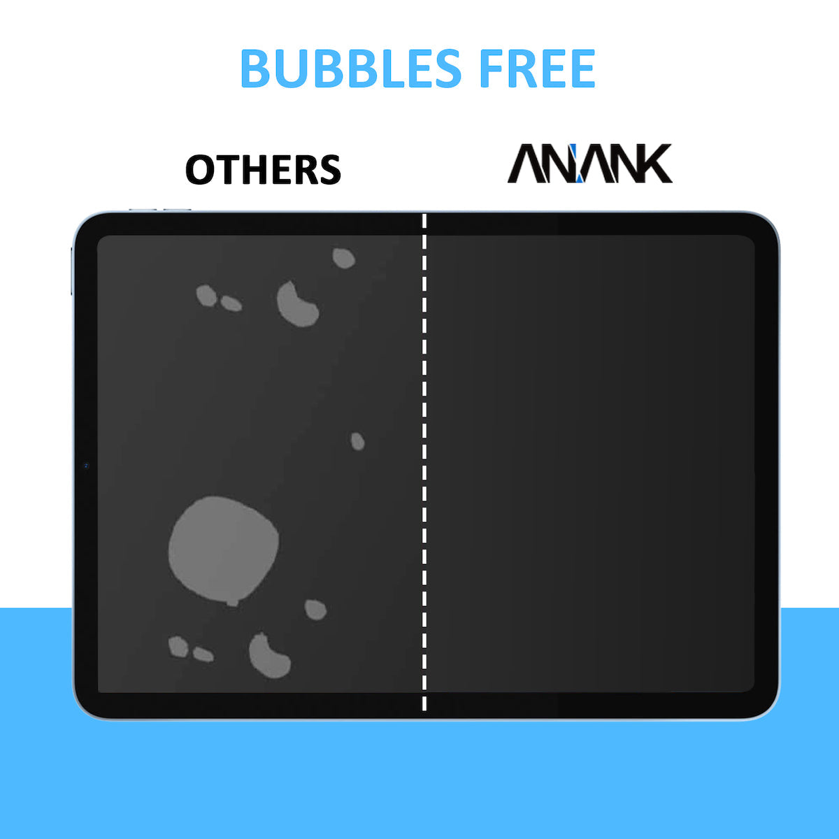 ANANK Curved Clear Tempered Glass for iPad Pro 11" (2024)
