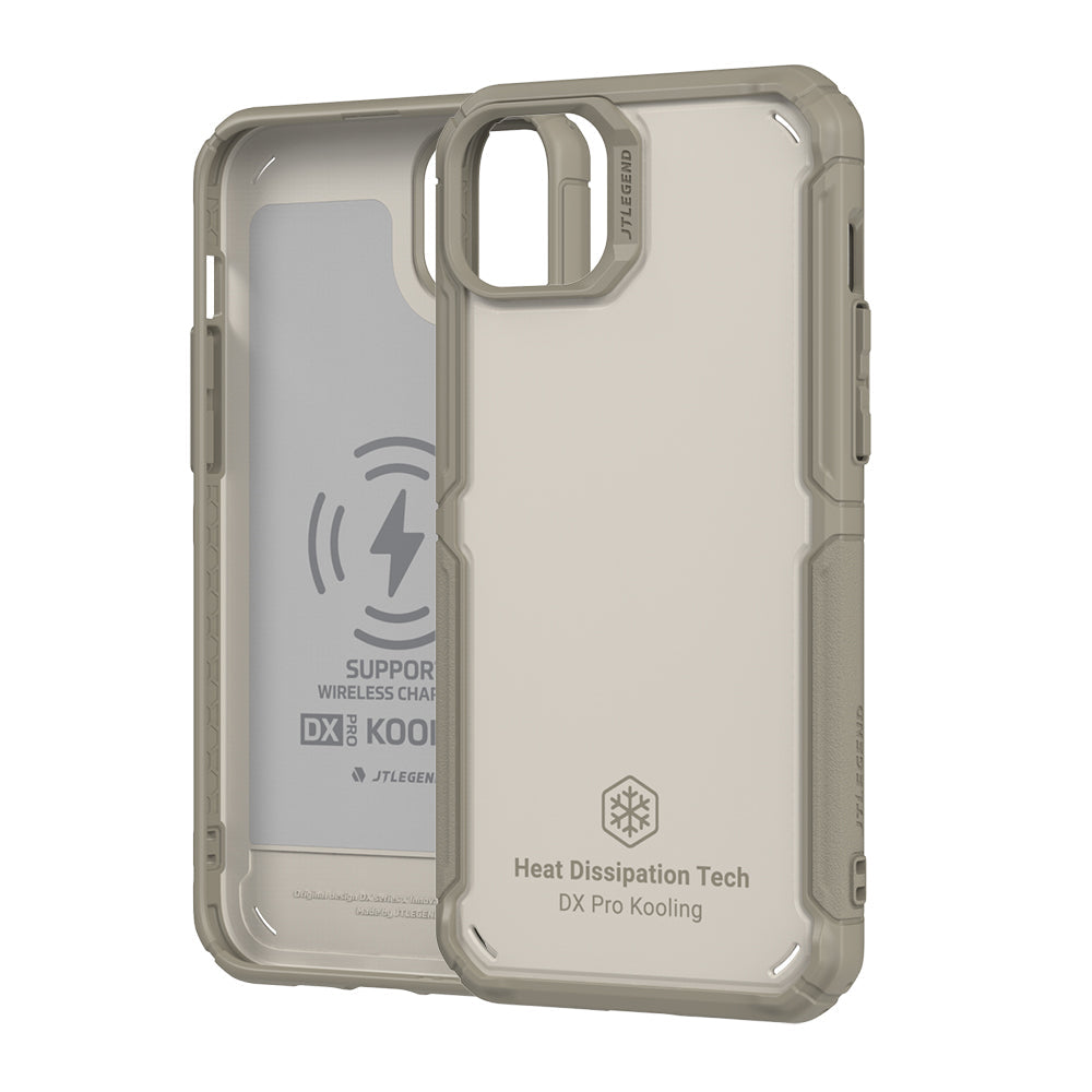 Power Support JTLEGEND Hybrid Cushion DX Pro Kooling Case for iPhone 14 Series (2022), Performance Cooling Case for Gaming