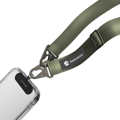 SwitchEasy EasyStrap with EasyStrap Card 25mm Zinc Alloy & Nylon Mobile Phone Lanyard Strap (Case not Included)