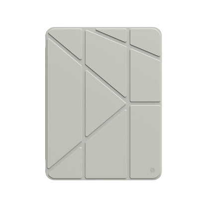 JTLEGEND Youth Q.C.A.C. Clear Magnetic Stand Case with Pencil Slot for iPad Air 11" (2024/2025)/iPad Air 10.9" (2022/2020)