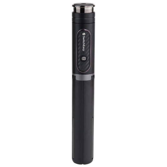 SwitchEasy EasySelfie Selfie Stick with Detachable Bluetooth Remote and Tripod, Black