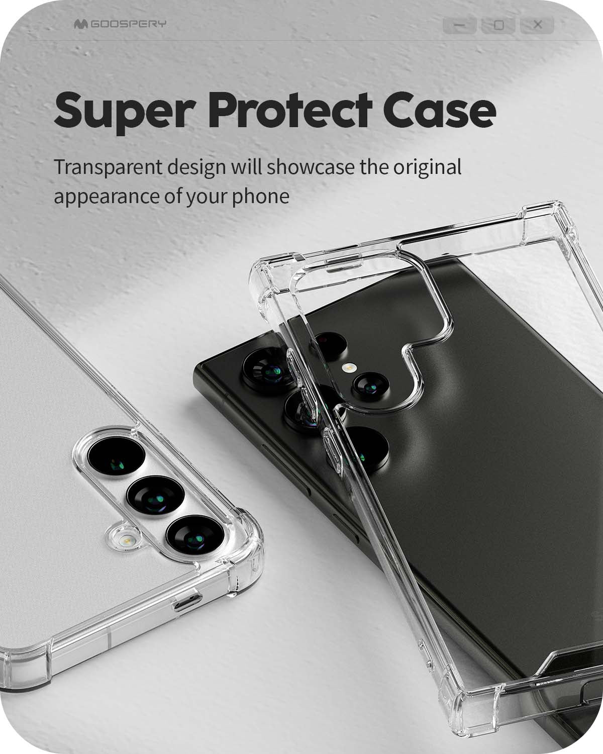 Mercury Goospery Super Protect Case for Samsung Galaxy S24 Series (2024) / Z Flip6 (2024) / Z Fold6 (2024)
