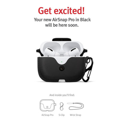 Twelve South AirSnap for AirPods Pro (1st Generation), Black