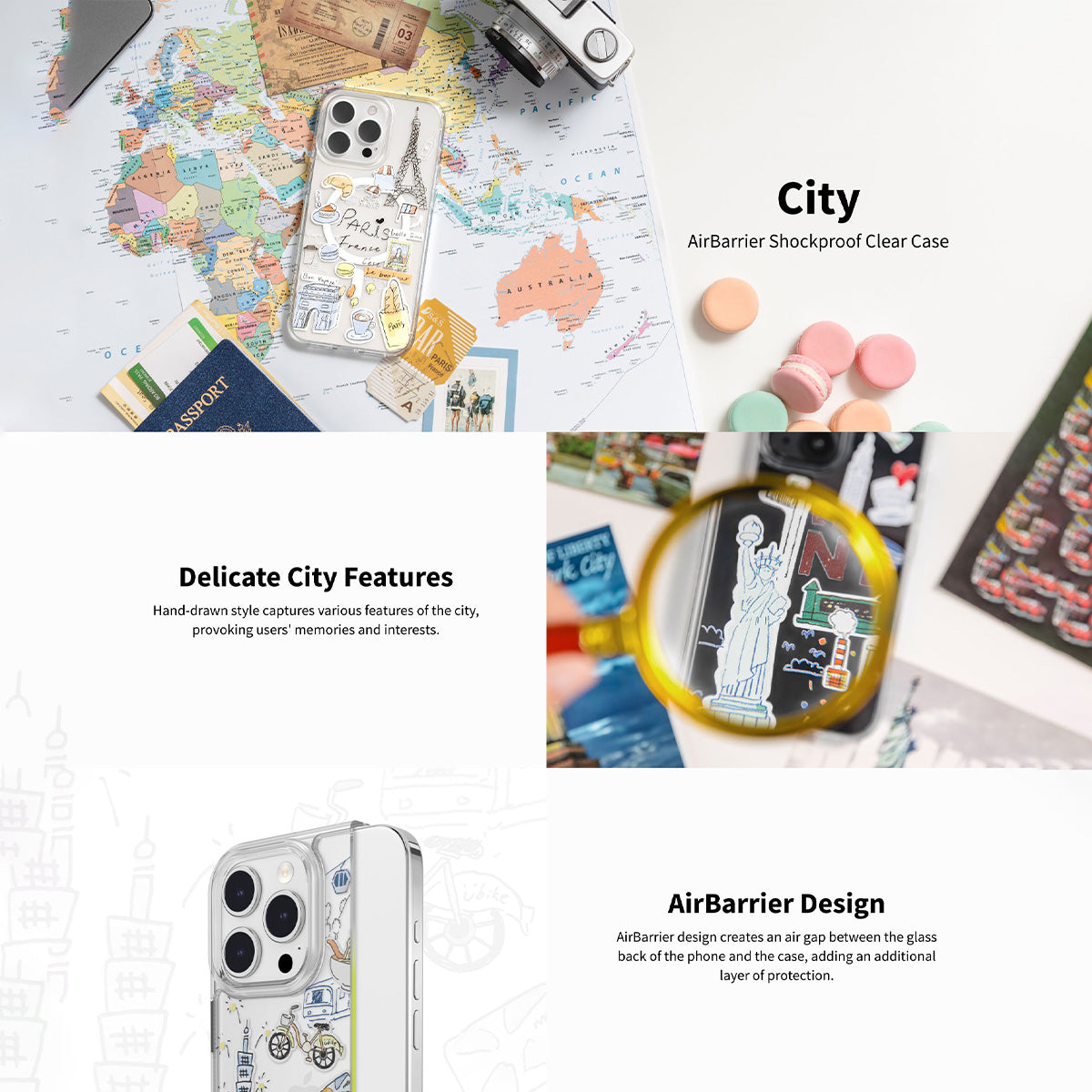 SwitchEasy City M PC+TPU Protective Case for iPhone 15 Series (2023)