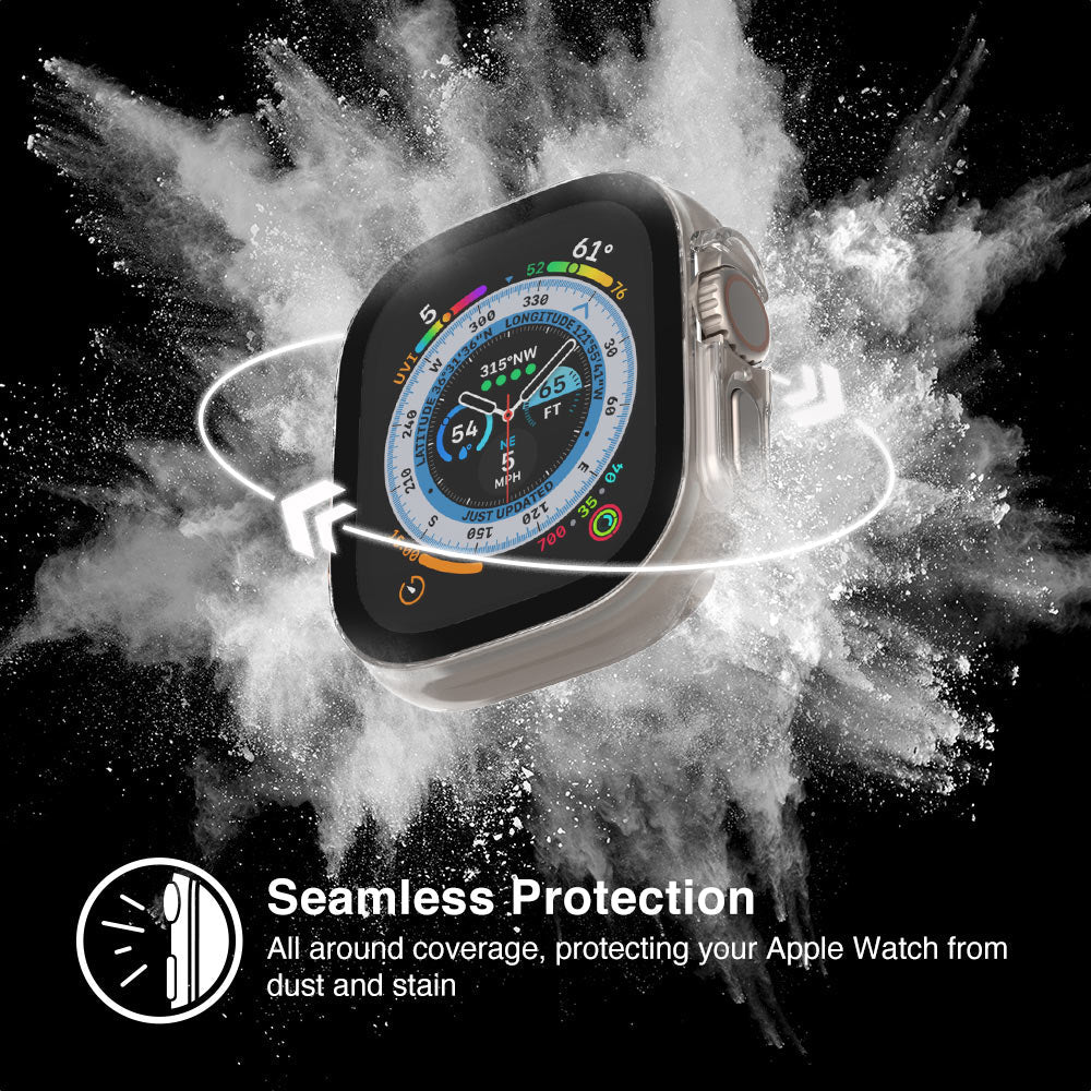 Power Support JTLEGEND Lissome Apple Watch Touch Sensitive Durable Protection Case for Apple Watch 41mm / 45mm, Black