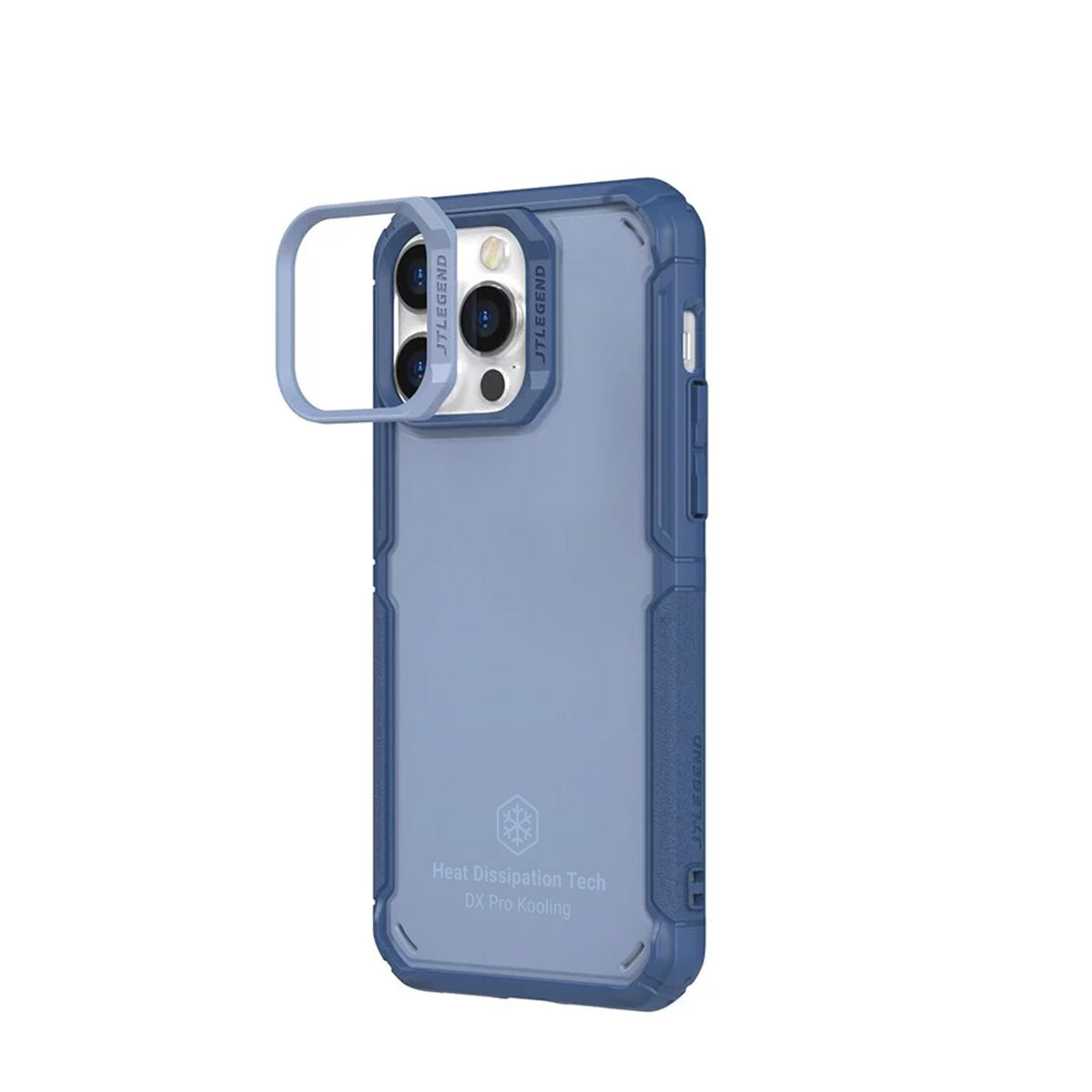 Power Support JTLEGEND Hybrid Cushion DX Pro Kooling Case for iPhone 14 Series (2022), Performance Cooling Case for Gaming