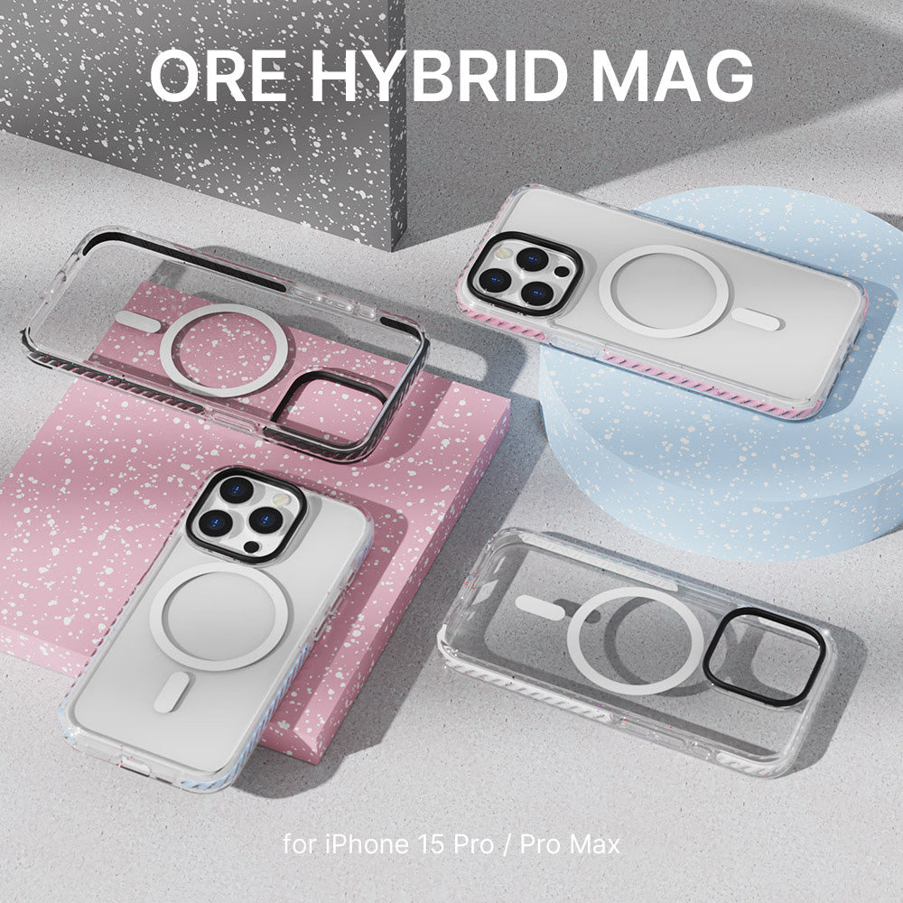 JTLEGEND Ore Hybrid Mag Shockproof Case with MagSafe for iPhone 15 Series (2023)