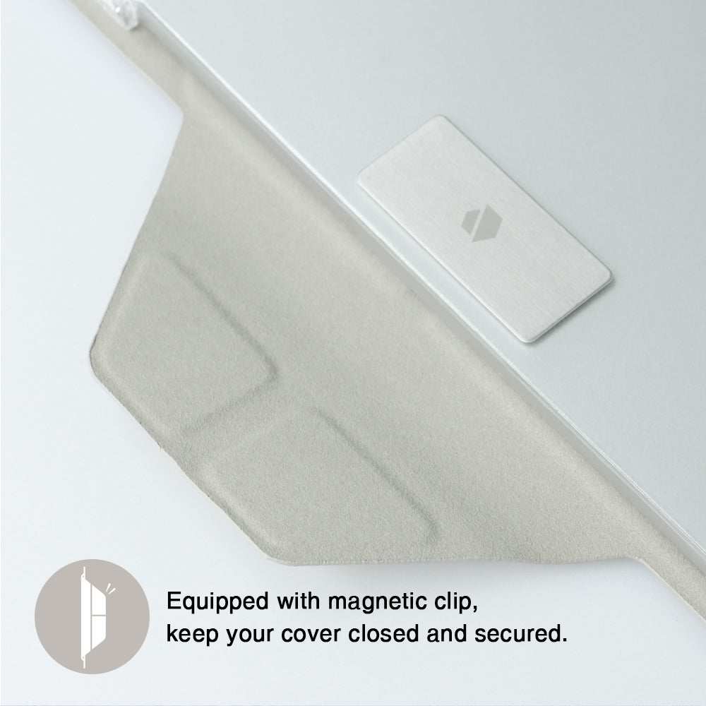 JTLEGEND Ness QCAC Folio Case with Pencil Clip for iPad A16 Chip 11" (2025)/iPad 10th Generation 10.9" (2022) - Army Green